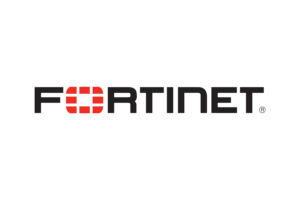 Logo da "Fortinet", nossa parceira.